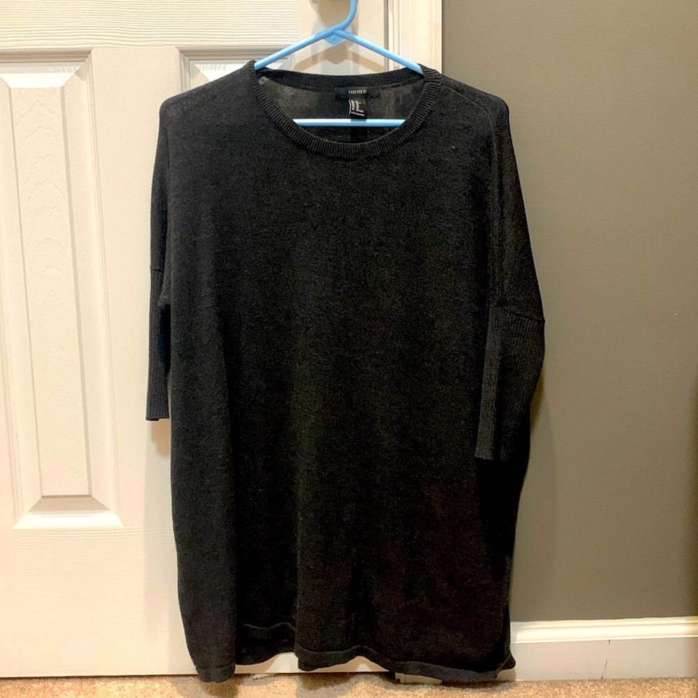 Forever 21 Grey Sweater Dress